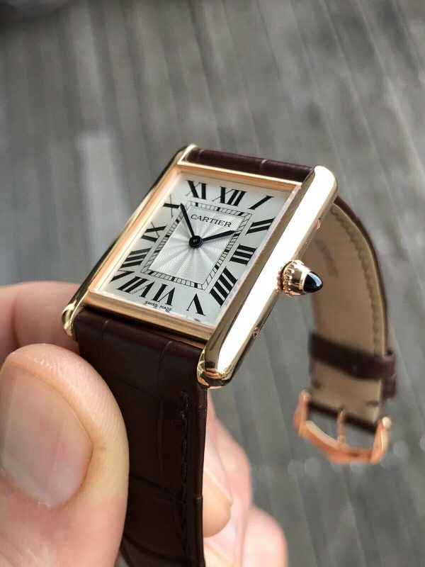 Cartier Tank Louis Cartier Rose Gold Plated WGTA0011 Men’s – Unisex Watch