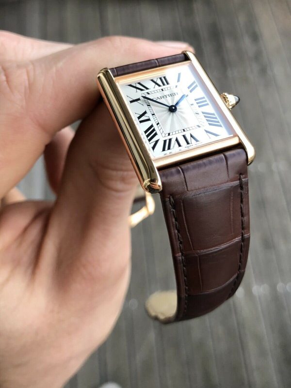 Cartier Tank Louis Cartier Rose Gold Plated WGTA0011 Men’s – Unisex Watch