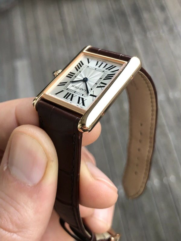 Cartier Tank Louis Cartier Rose Gold Plated WGTA0011 Men’s – Unisex Watch