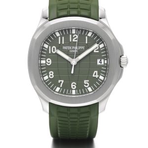 Patek Philippe Aquanaut Jumbo 5168G with Green Dial