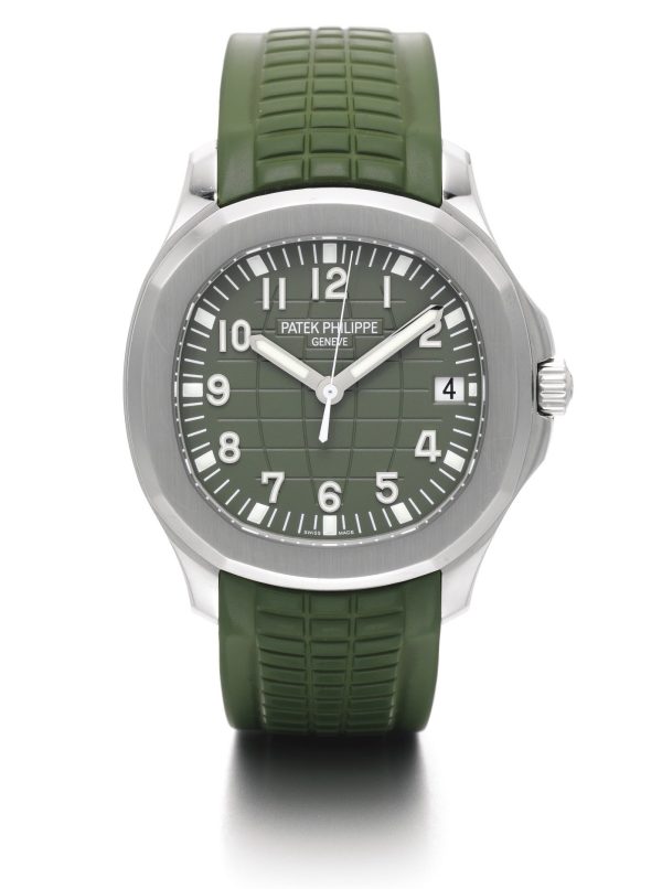 Patek Philippe Aquanaut Jumbo 5168G with Green Dial